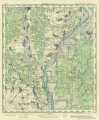Карта Выксы и юга района 40-е года