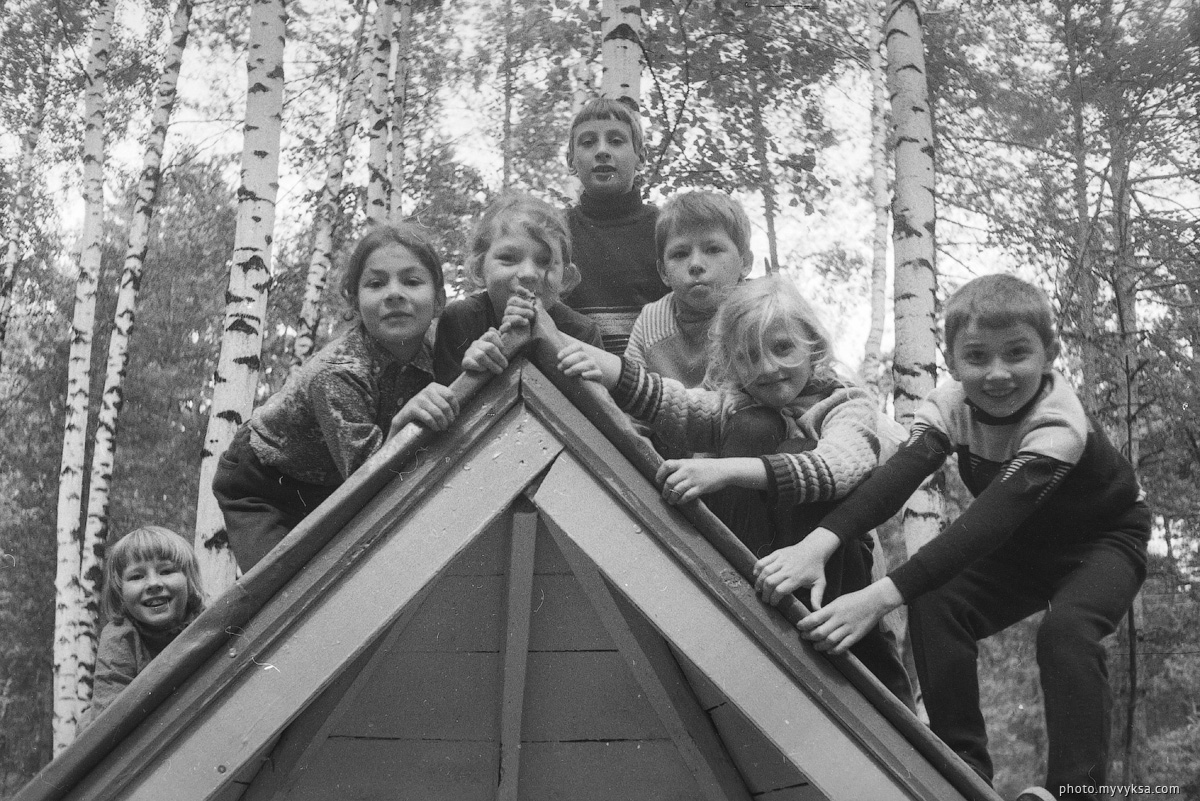 Дети в лагере Костер. Выкса