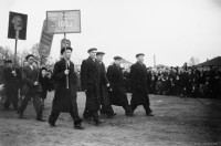 Демонстрация на 40-летие советской власти